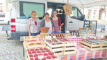 Auf dem Wochenmarkt in Gengenbach
